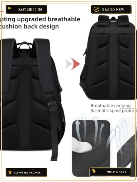 Laptop Backpack for Teens Kids Bookbag Middle School 15.6 Inch Waterproof main image 5
